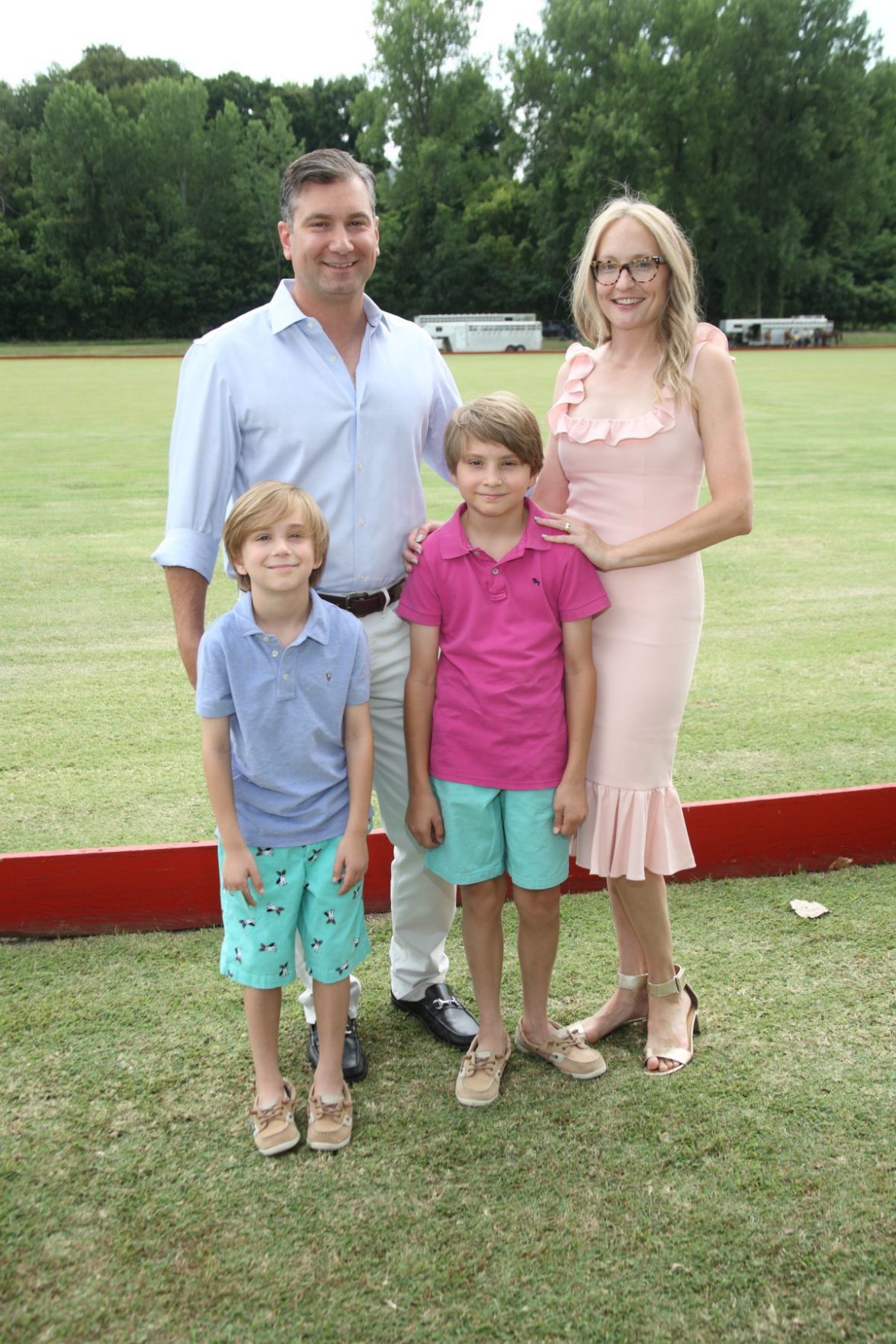 Jeremiah and Marjorie Dellas with Walker and Tyler Dellas